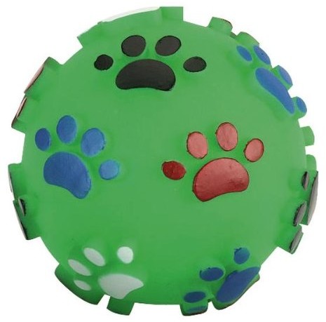 Kerbl Vinyl ball Paw parent ASIN, 10 cm