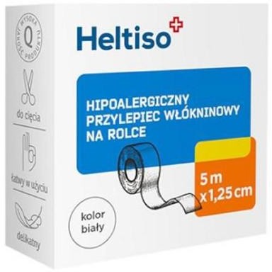 Paso TRADING Heltiso Przylepiec włókninowy 5m x 1,25cm, 1 sztuka