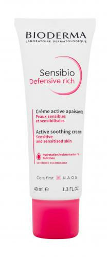 Bioderma Sensibio Defensive Rich Active Soothing Cream krem do twarzy na dzień 40 ml dla kobiet