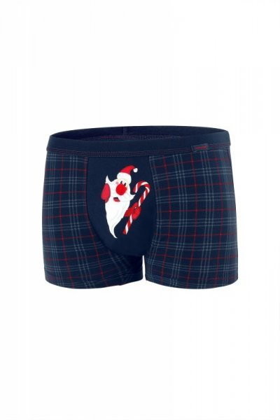 Cornette Santa Claus 007/61 Navy Blue bokserki męskie