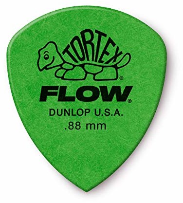 Dunlop Jim 558P088 Tortex Flow Standard 0,88 mm Tortex Flow czujniki plektronów 12 na worek 558P088