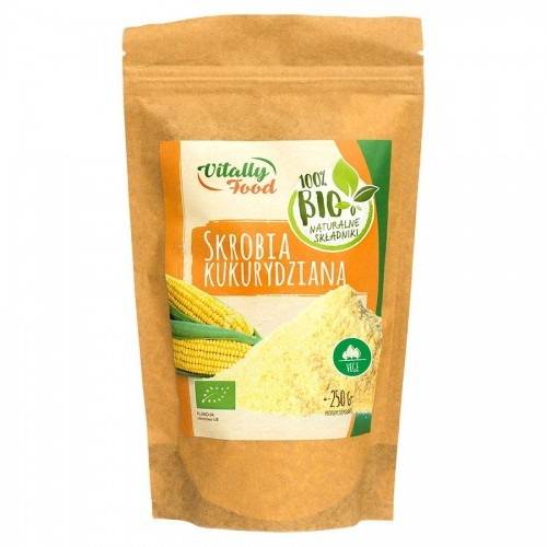 Vitally Food Skrobia Kukurydziana BIO 250g - Vitally Food