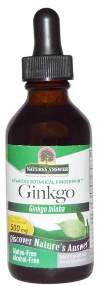 Natures Answer Answer Ginkgo ekstrakt z liści ginkgo suplement diety 30ml