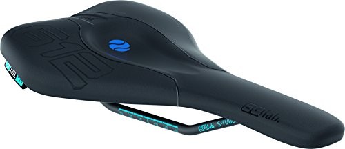 Active SQlab 612 ergowave S-Tube siodełko do roweru wyścigowego Road Mountain Bike MTB, 612stube, czarny, 13 cm 1788