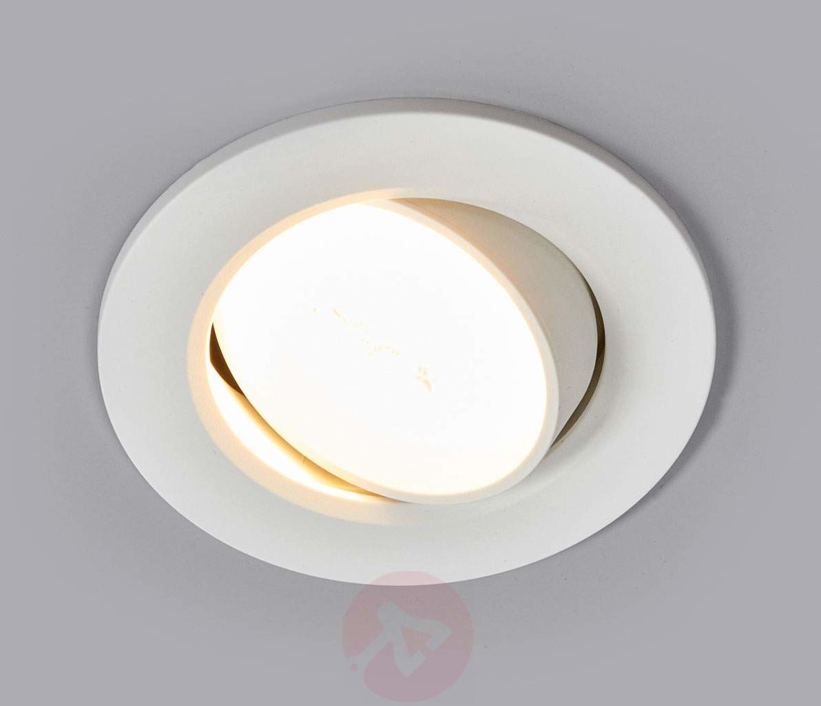 Quentin - lampa LED z oprawą wpuszczaną, biała, 6W