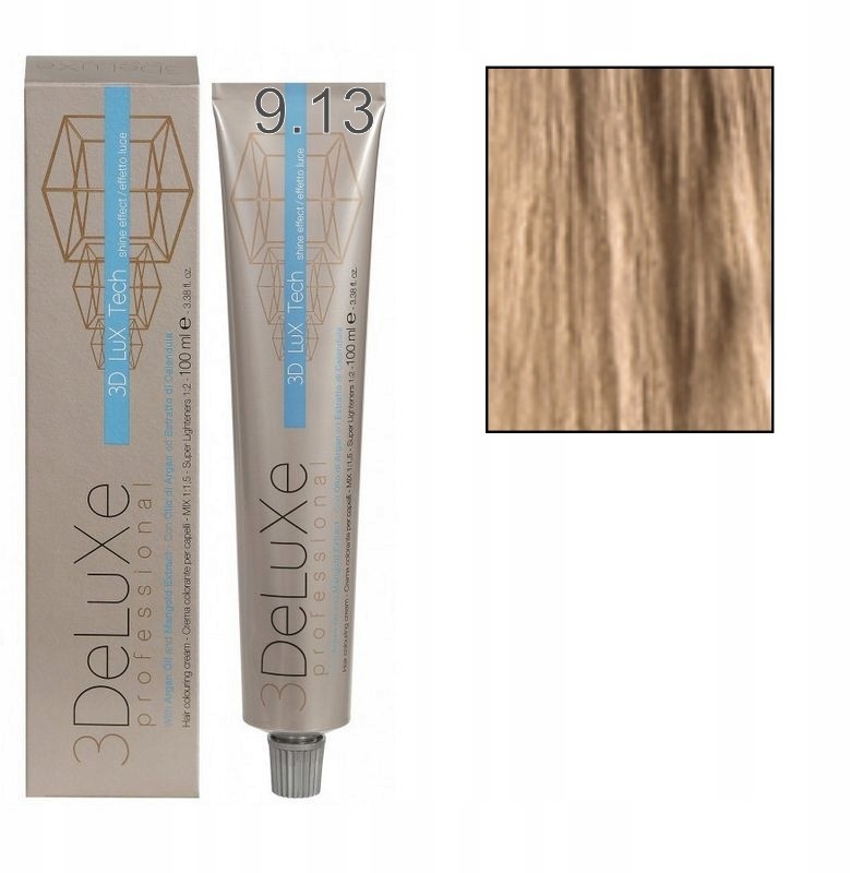 3DELUXE Farba Do Włosów 100ML 9.13