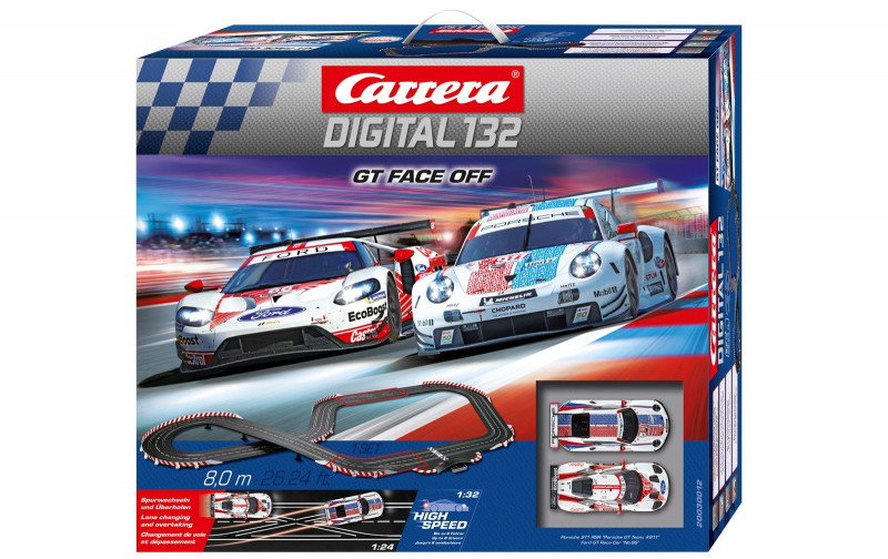 Carrera Digital 132 GT Face Off 8,0m