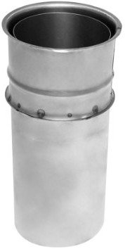 Kamino-Flam Kamino-FLAM 331588 rura podwójna oszewka ścienna o szerokości 250 MM ,150 MM 331588