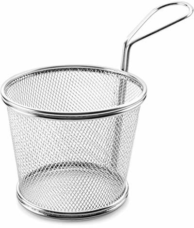 LACOR Lacor Kosz do smażenia okrągły, stal nierdzewna, szary, 12 cm 61053