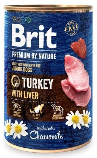 Brit Premium by Nature Turkey With Liver 6x400g 36564-uniw