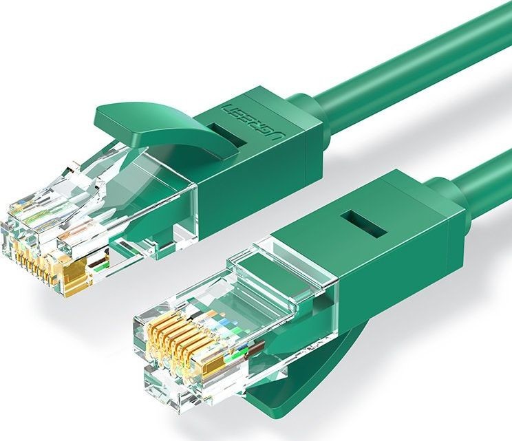 Ugreen Kabel USB  Ugreen Kabel Przewód Internetowy Sieciowy Ethernet Patchcord Rj45 Cat 6 Utp 1000Mbps 1 M Zielony Nw102 80833 Ugreen