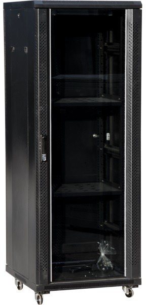 ALANTEC Szafa 32U 600x600 d szkl flat pack k cz SS-32U-600-600-01-C Zamów do 16:00 wysyłka kurierem tego samego dnia! SS-32U-600-600-01-C