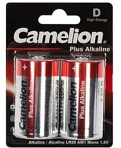 Camelion BATERIE ALKALICZNE D / LR20 1.5V-21000mAh (2 szt./blister) LR20C