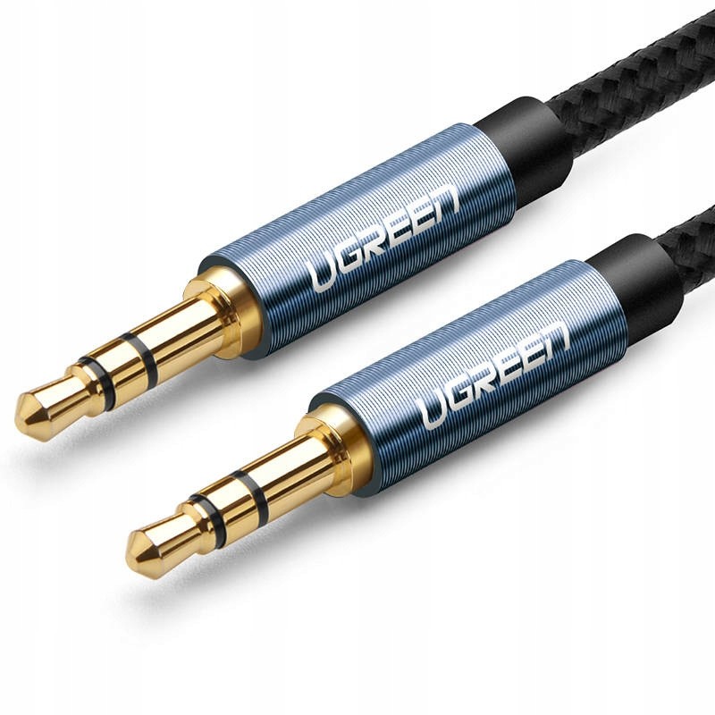 Фото - Кабель Ugreen Kabel mini jack 3,5mm  AV112, AUX, 2m  (czarny)