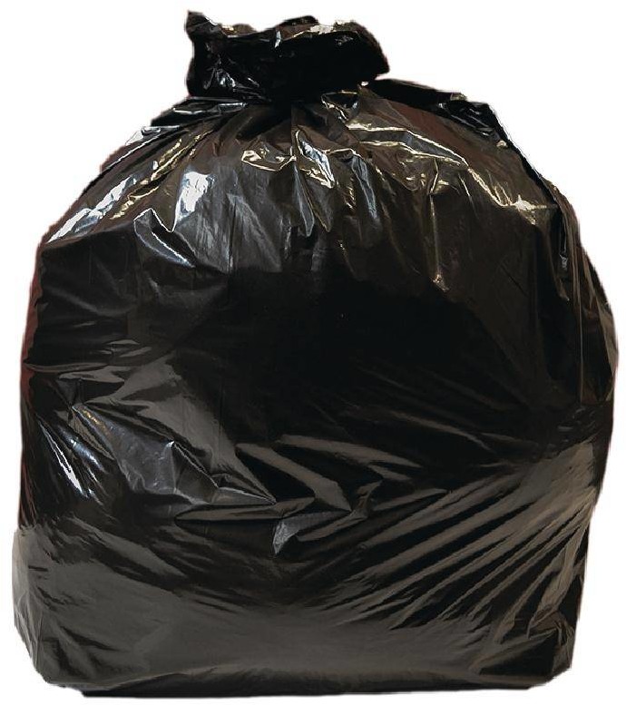 Jantex Worki na śmieci | czarne | 80L / 10kg GE789