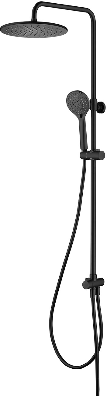 Omnires Yosemite kolumna prysznicowa natynkowa czarny mat SYSYOSEMITELUXBL 5902539833225