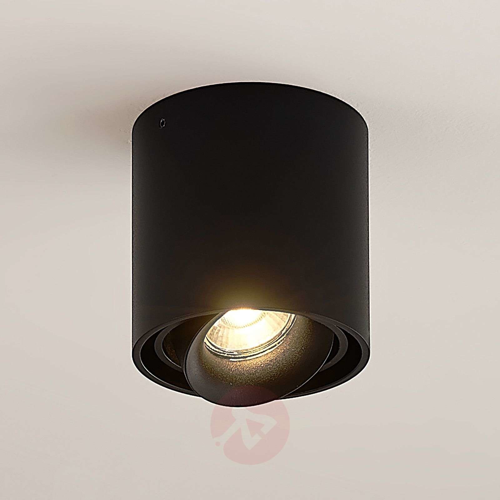 Arcchio Arcchio Walza downlight, GU10, czarny
