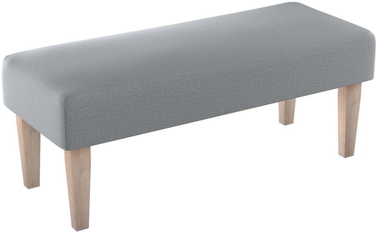 Dekoria Dekoria.pl Ławka ciemno szary welwet 100 × 40 × 40 cm Ingrid 197-705-42
