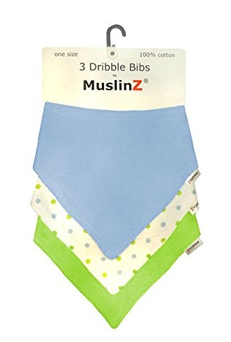 Muslinz Muslinz muzbibb zestaw 3 śliniaków Toni Blu
