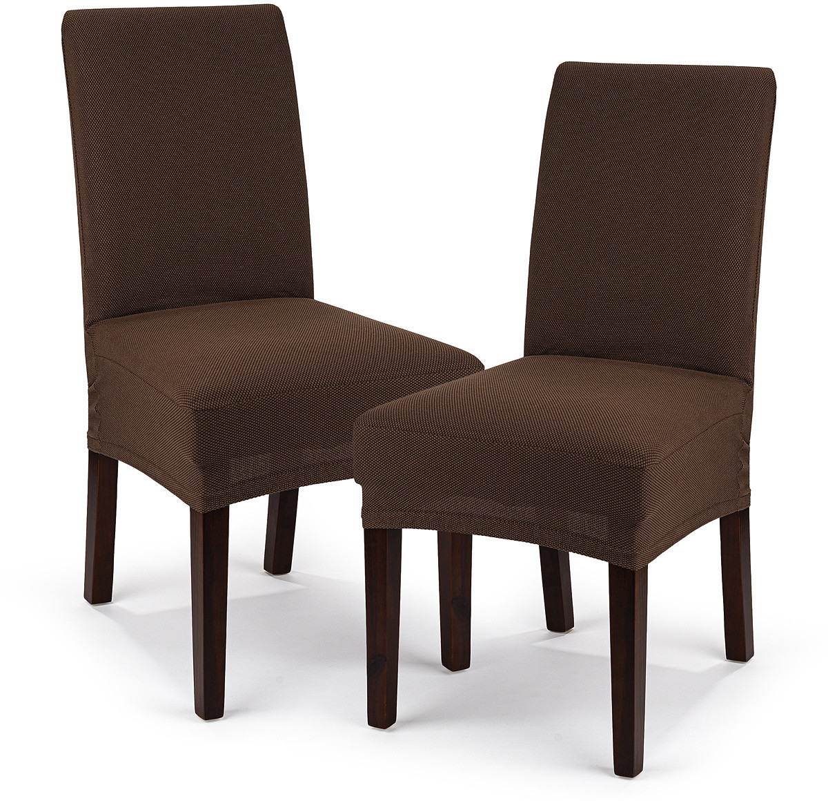 4Home Multielastyczny pokrowiec na  krzesło Comfort, brązowy, 40 - 50 cm, zestaw 2 szt.