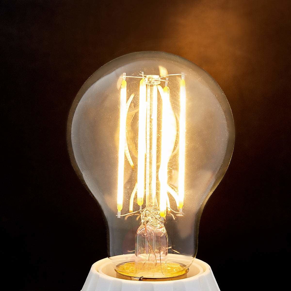 Lampenwelt com Żarówka LED Filament E27 7W 806lm 2 700 K