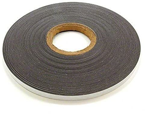 FerroFlex Magnes Expert 12,7 mm szerokości x 1,3 mm grubości biała taśma żelazna z samoprzylepną (długość 1 m)