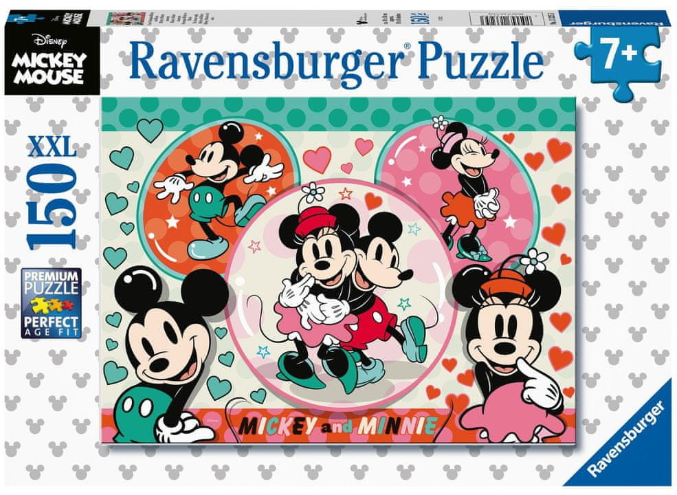 Ravensburger Disney Zakochana para Mickey i Minnie 150 elementów