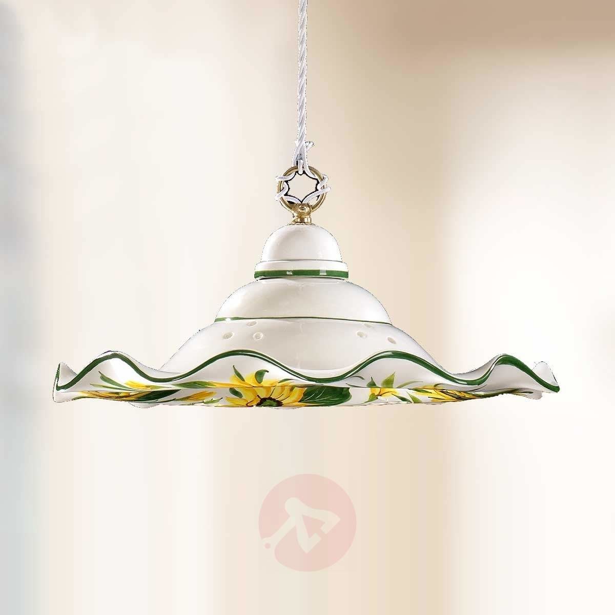 Lampa wisząca GIRASOLA w stylu dworkowym 41cm
