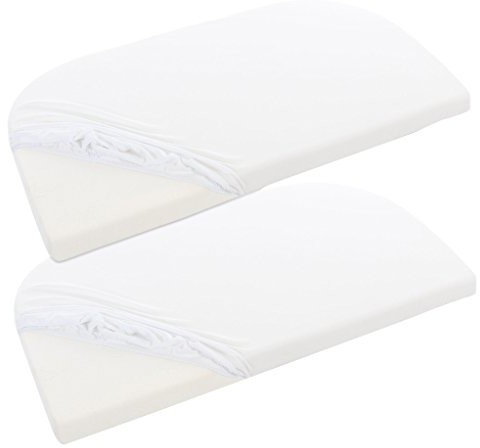 babybay Jersey prześcieradło z gumką  biały Babybay_100580
