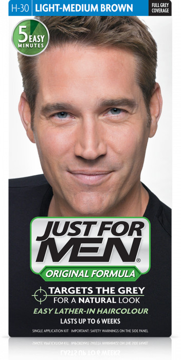Combe International Limited Just For Men H-30 Jasny Średni Brąz Just For Men H-30