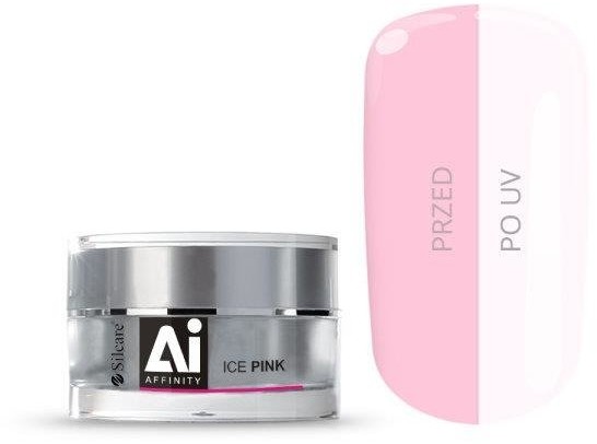 Silcare Gel Affinity średniogęsty jednofazowy żel do paznokci Ice Pink 15g 78085-uniw