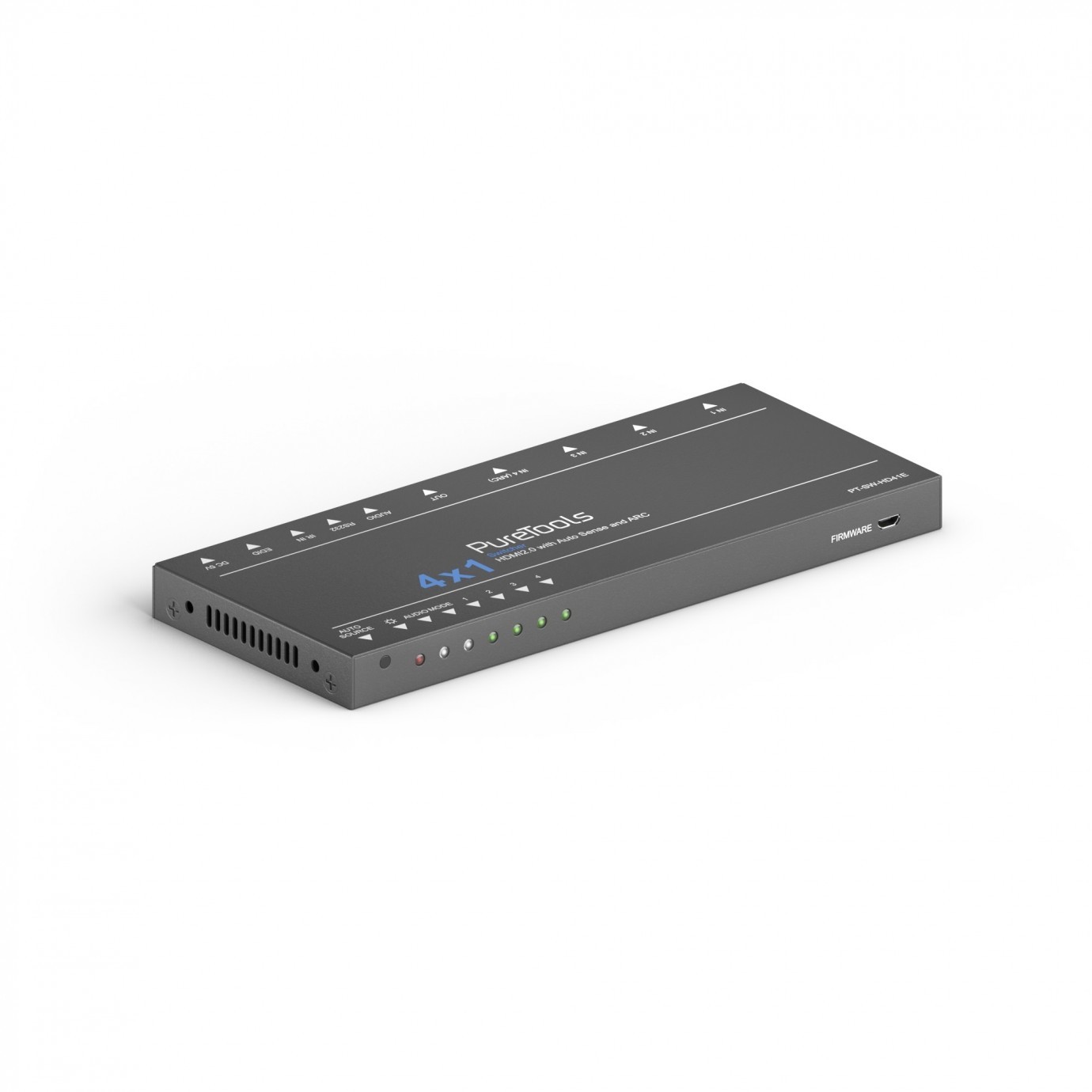 Purelink OneAV 4x1 4K 4K 18Gbps HDMI Switch z funkcją TMDS Auto Sense i ARC PT-SW-HD41E