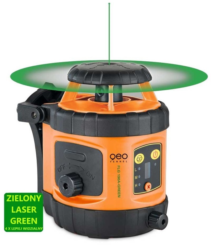 GeoFennel Niwelator Laserowy Rotacyjny FLG 190A-Green