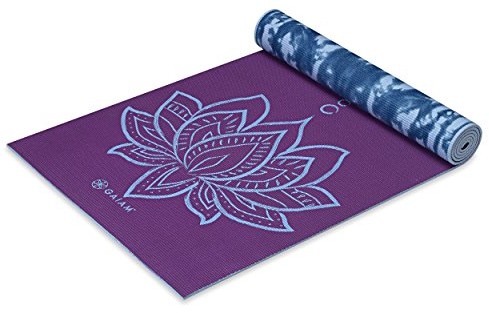 Gaiam Premium joga mata z nadrukiem dwustronnym, 6mm 05-62068