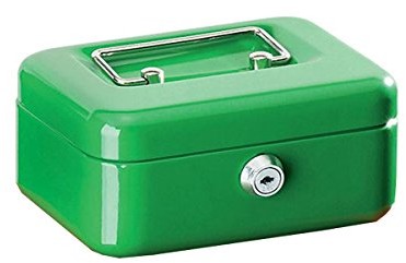 Alco-Albert Alco 841 kasetka na pieniądze sejf sejf 14 x 19 cm, zielony 841-18