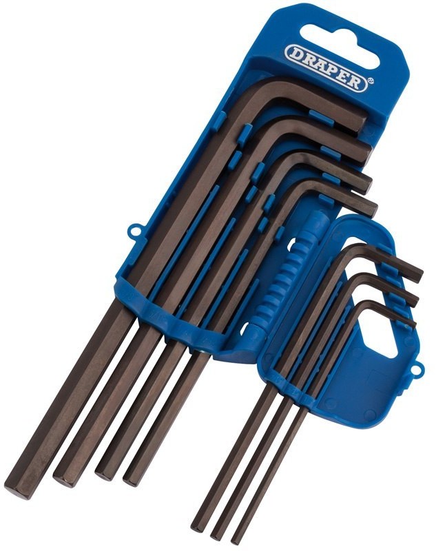 DRAPER Zestaw calowych kluczy imbusowych 7 szt. 33693