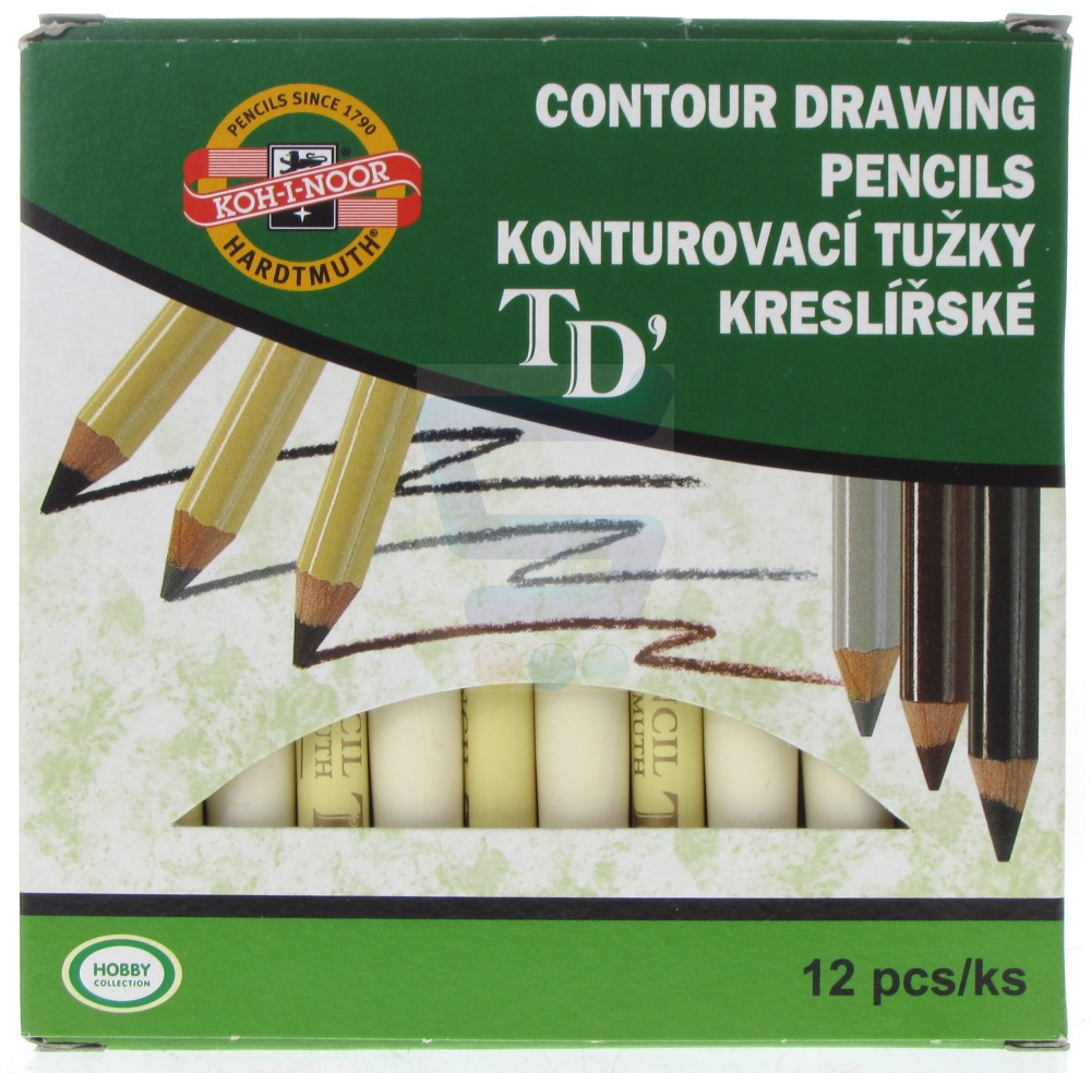 Koh-i-Noor Kredka do oczu Brązowa nr 3222 12 szt.