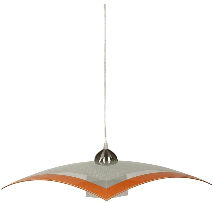 Prezent Lampa wisząca ARCADA chrom / biel
