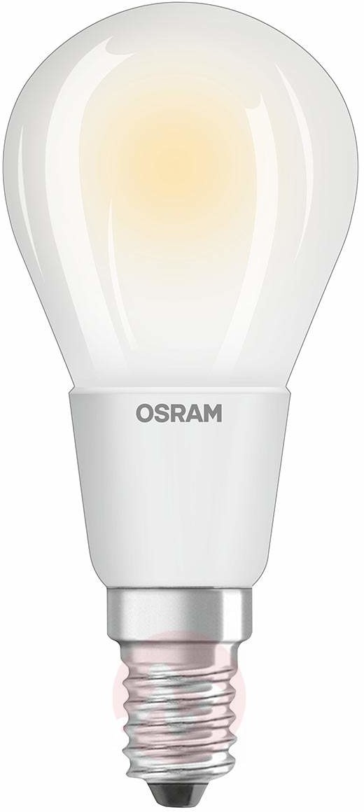 Osram Żarówka kropla LED E14 4,5W ciepła biel ściemniana