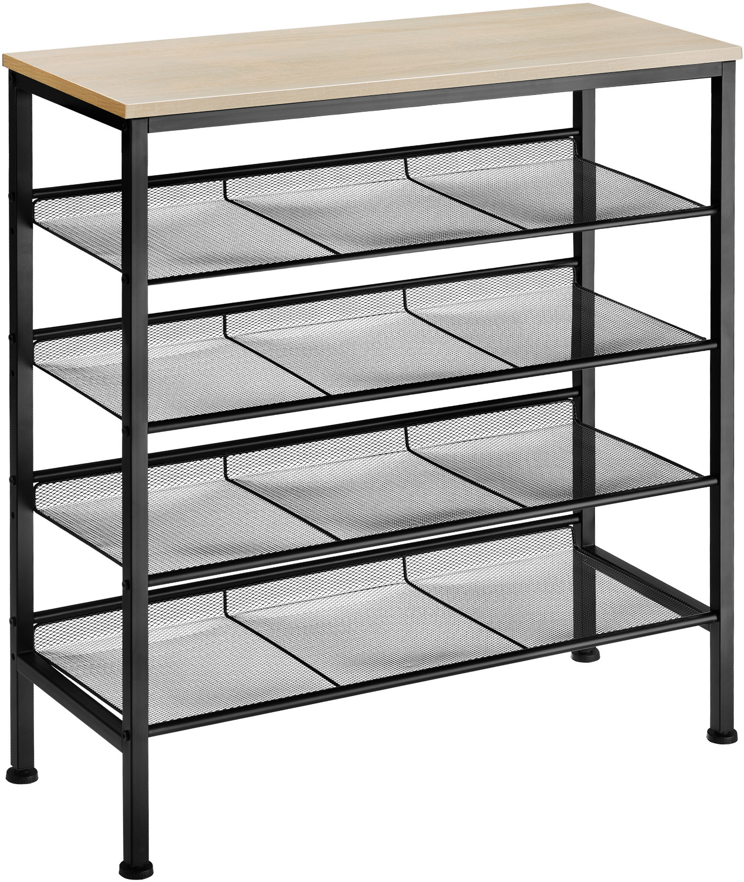 tectake Regał na buty Bournemouth - industrialny jasny 404280