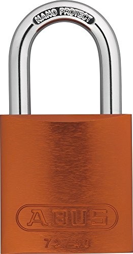 Abus ABUS kłódka aluminiowa, 72/40, pomarańczowy, 43601