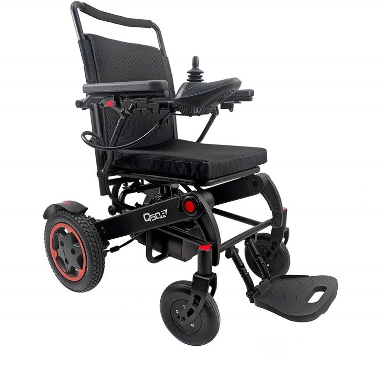 Sunrise Medical Składany wózek elektryczny QUICKIE Q50 R z akumulatorem litowym Q50 R