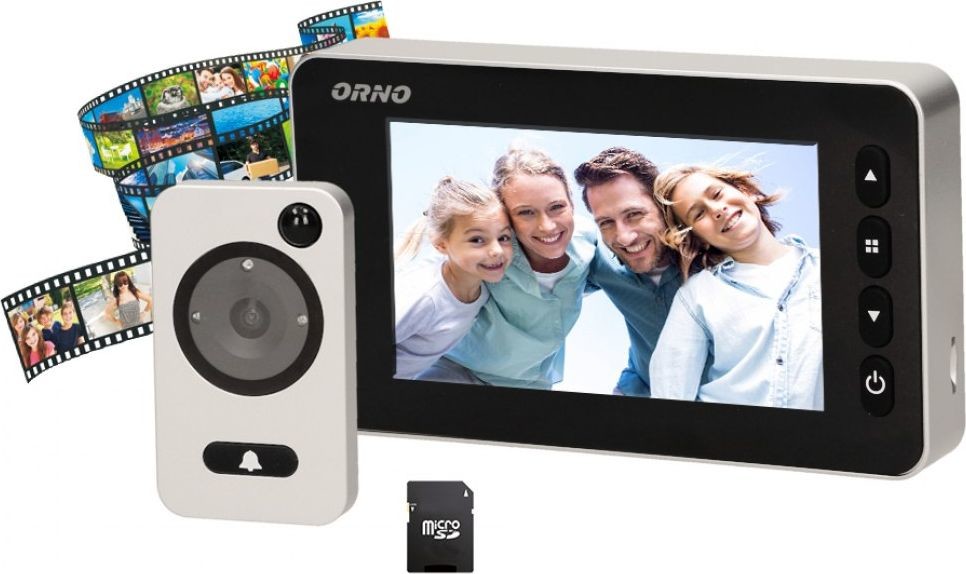 Orno Elektroniczny wizjer do drzwi 4, 7