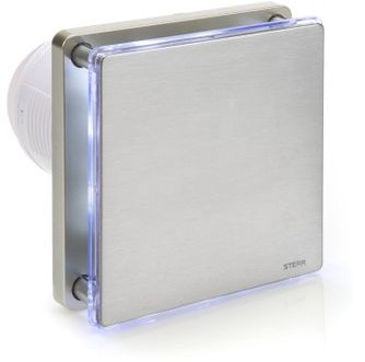 Sterr BFS100L-S Wentylator łazienkowy srebrny LED)