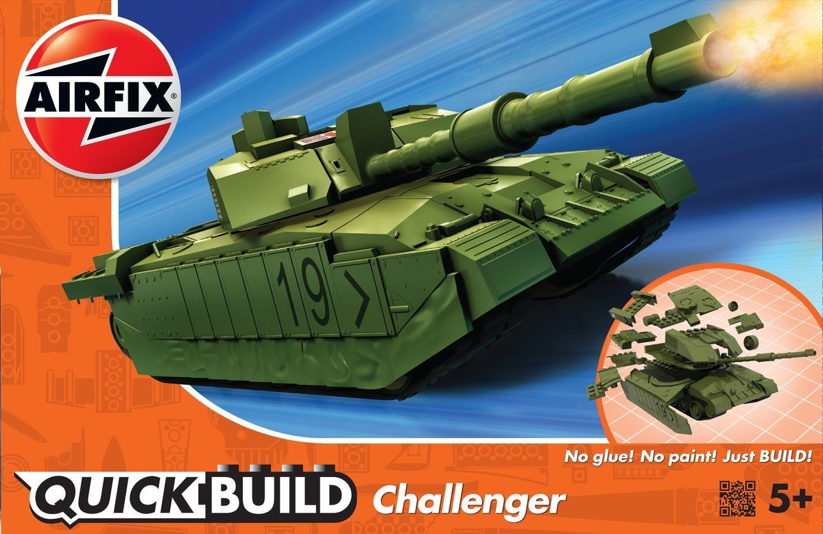 AirFix AIRFIX  Quickbuild Challenger Tank Green J6022