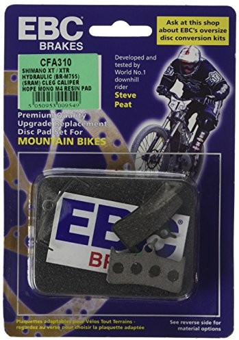 HOPE Szyba EBC okładzina hamulcowa Mono M4/Shimano XT/XTR/grimeca 8, zielony FA310