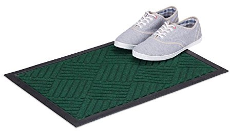 Relaxdays gumowa mata na zewnątrz, wycieraczka do nóg wycieraczka z wzorem w paski, guma, wewnętrzna, 40x60 cm, różne kolory 10022248_53