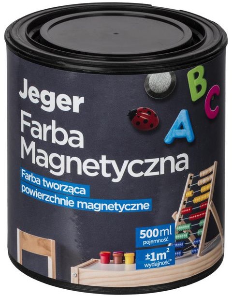 JEGER Farba dekoracyjna MAGNETYCZNA Czarny JEGER
