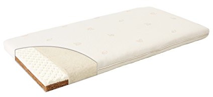 Träumeland materac naturalny naturalny na szczęście  60 x 120 cm beżowy