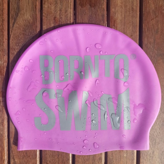 BornToSwim Borntoswim classic silicone jasnofioletowy